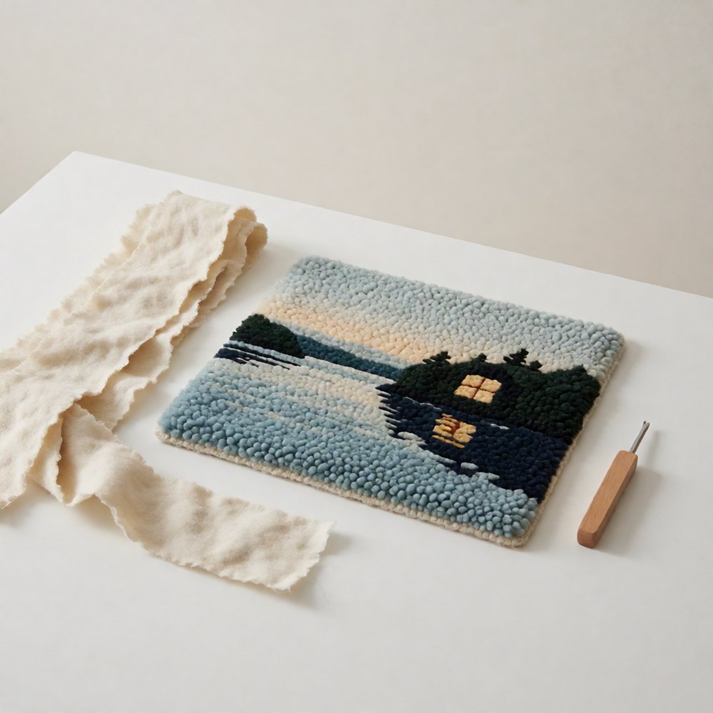 Kinusaiga fabric art kit
